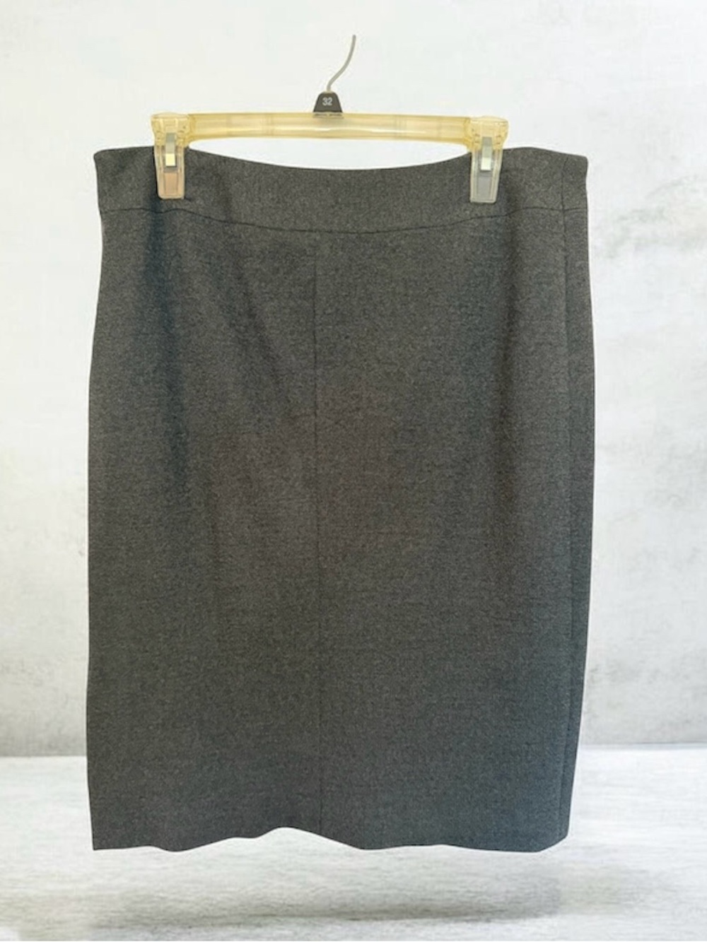 Vintage Kay Unger Classic Gray Pencil Skirt
